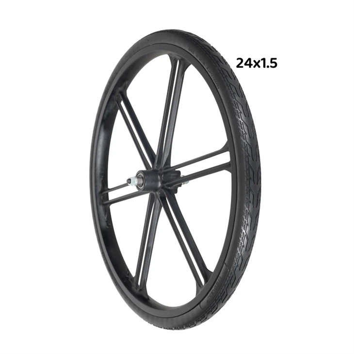 Neumáticos de bicicleta de goma maciza de 24 pulgadas